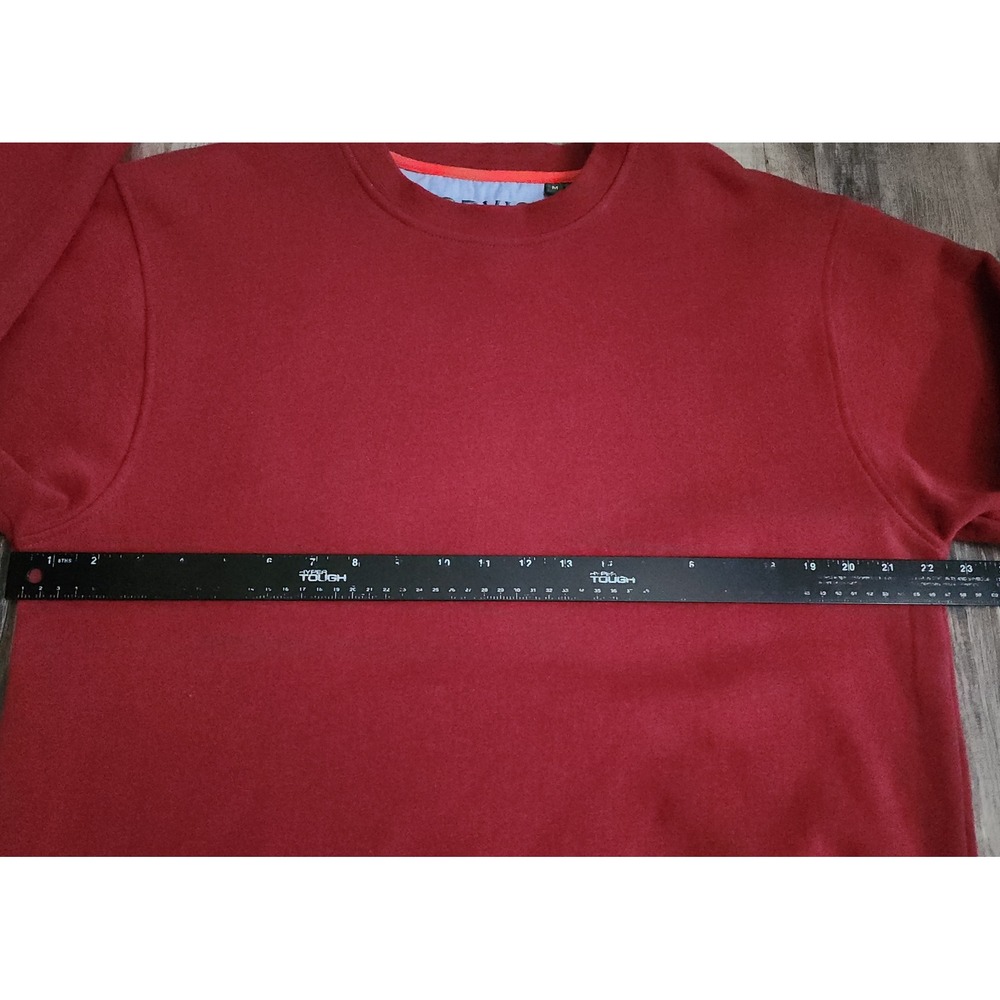 Orvis Sweatshirt Mens Medium Red Crewneck Fleece Pullover Fly Fishing Logo - Picture 4 of 9